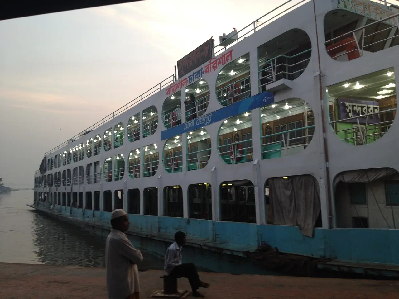 Overnight river launch to Barishal